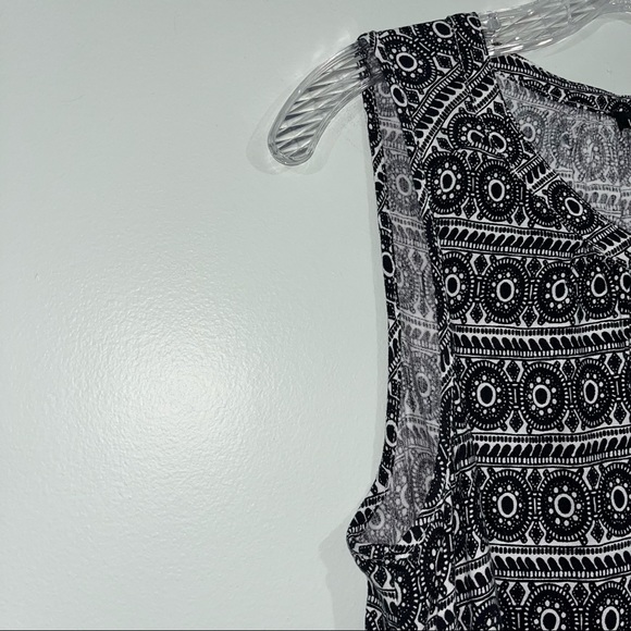 NWT Ann Taylor LOFT size medium romper black and white - Picture 6 of 15